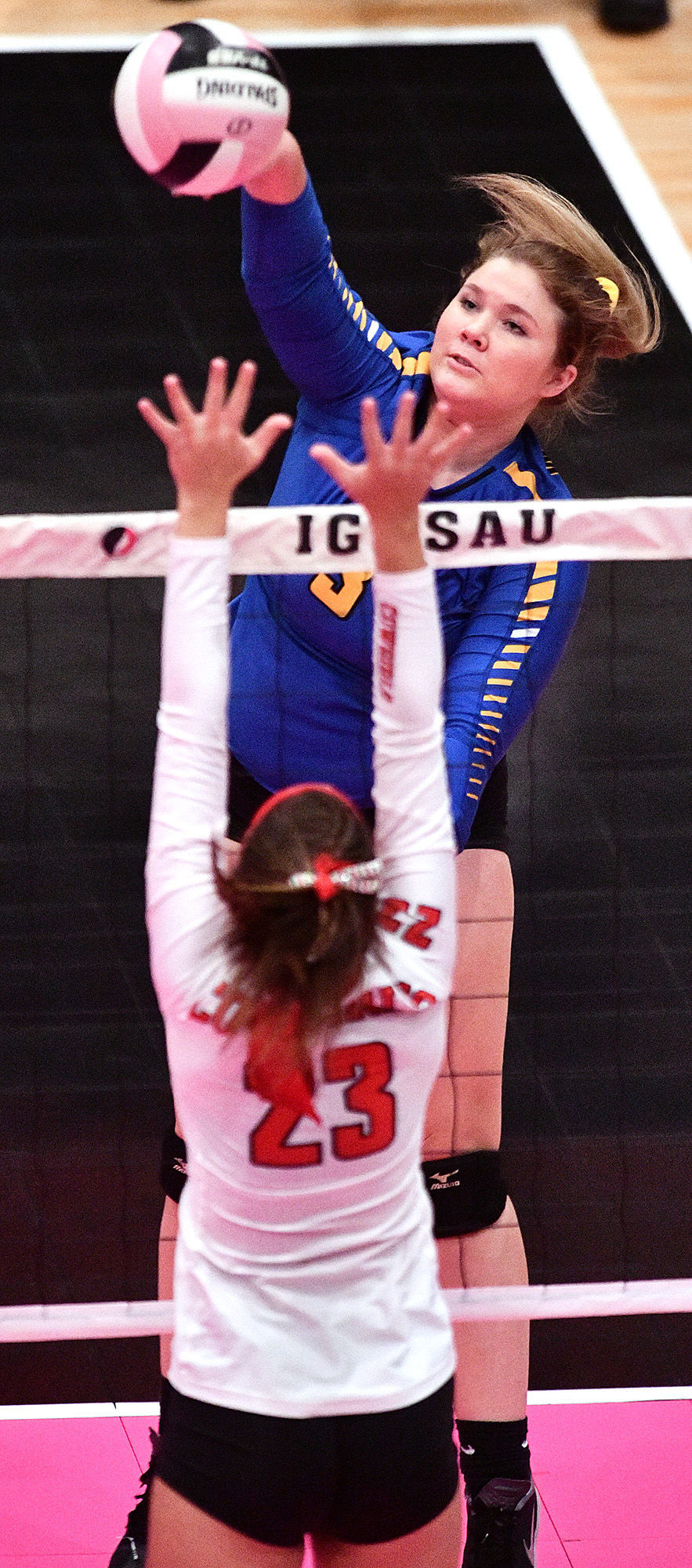 Wilton vs Clarion-Goldfield-Dows state volleyball